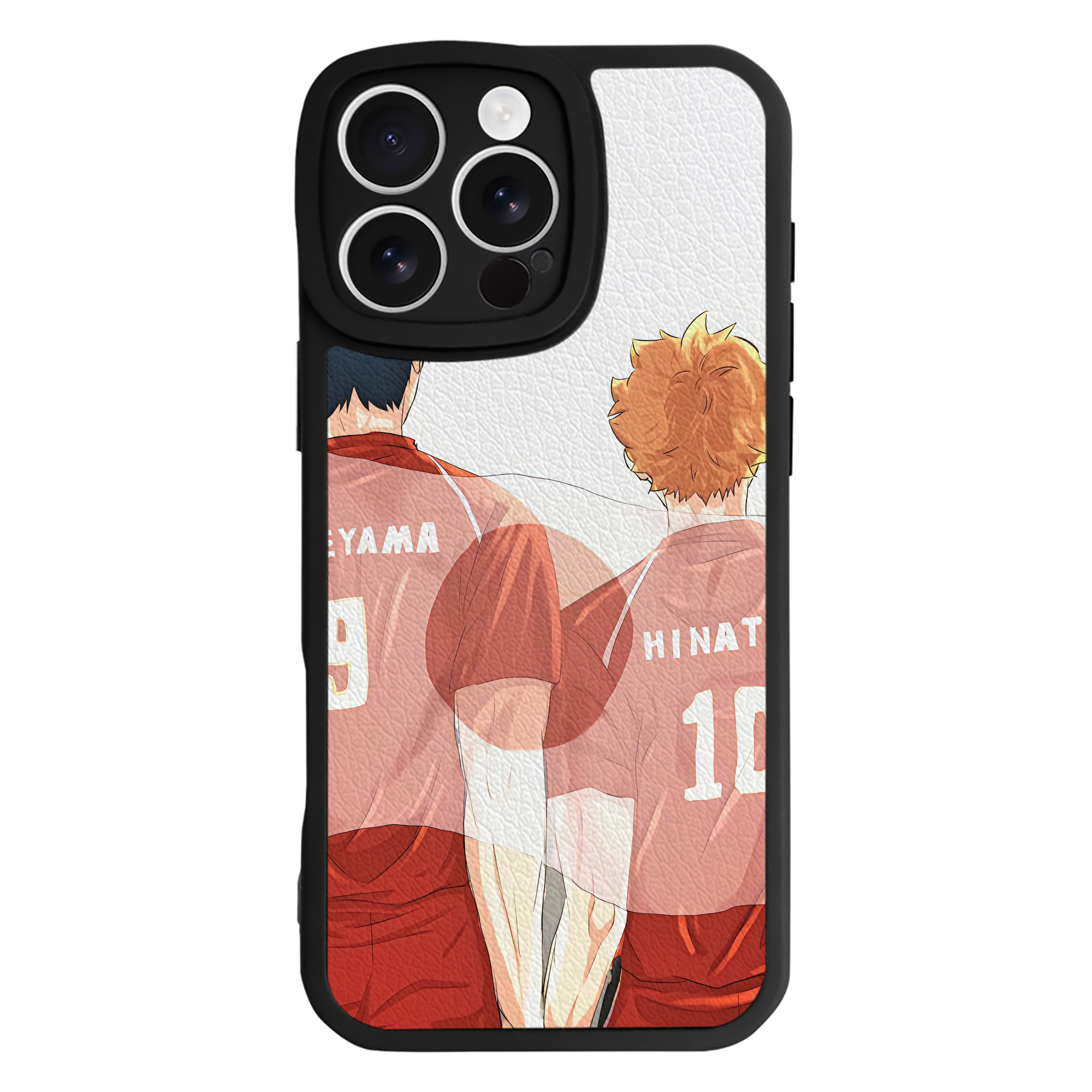 （画像用） ハイキュー!! Haikyu!! 【iPhone 16シリーズ対応】シリコンスマホケース（レザー調） 材質：シリコン